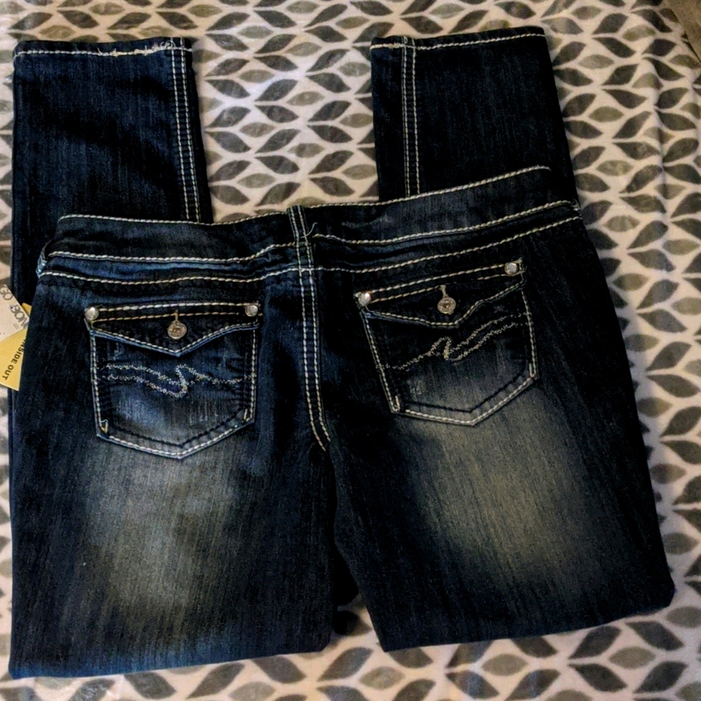 Bongo distressed skinny jean